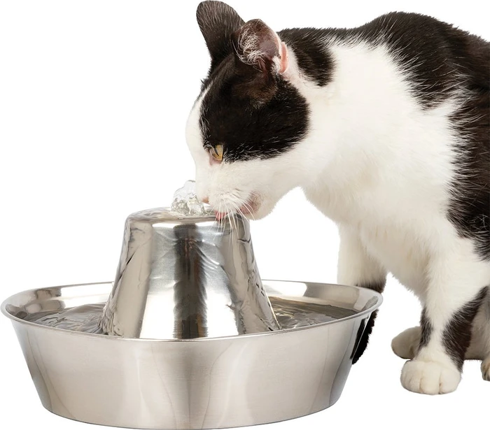 PetSafe Seaside Edelstahl-Trinkbrunnen, 1.8l