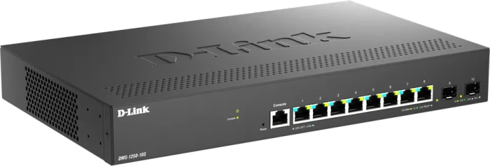D-Link DMS-1250 Rackmount 2.5G Smart Switch, 8x RJ-45, 2x SFP+
