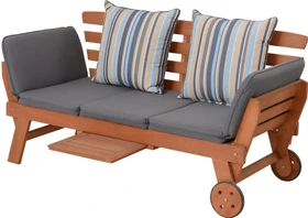 Garden Pleasure Rincon Gartenbank braun/grau