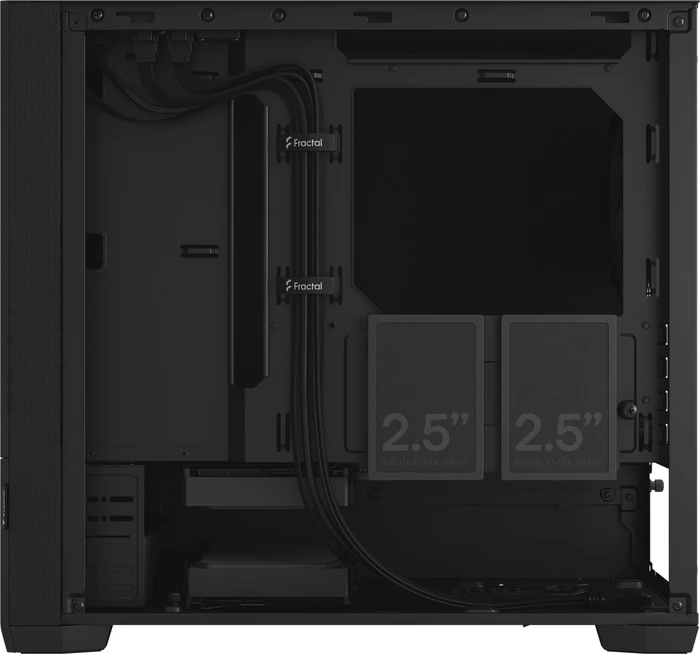 Fractal Design Pop Mini Silent Black Solid, schallgedämmt