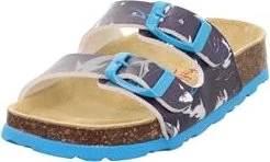 Superfit Fussbettpantoffel blau/mehrfarbig (Junior)
