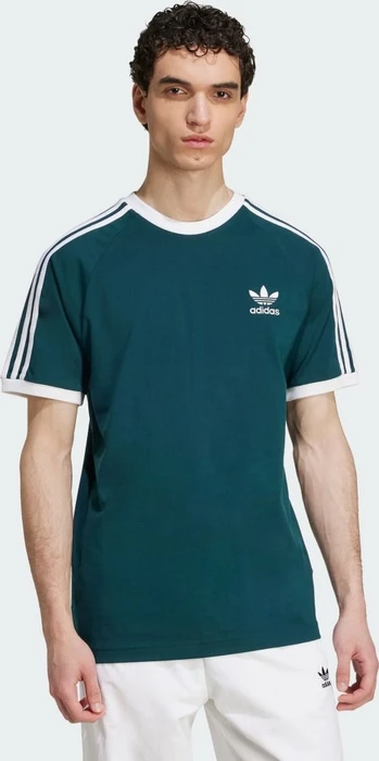 adidas Adicolor Classics 3-Streifen T-Shirt kurzarm aurora ivy/white (Herren)