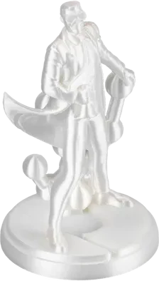 Polymaker PolyLite Silk PLA, weiß, Spule, 1.75mm, 1.00kg