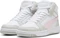 Puma Rebound V6 Mid puma white/frosty pink/sedate gray (Junior) Vorschaubild
