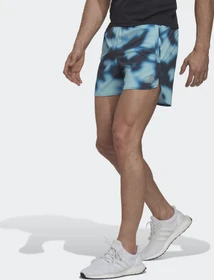adidas Run Icons Logo Graphic AOP Laufhose kurz multicolor/almost blue/legend ink (Herren)