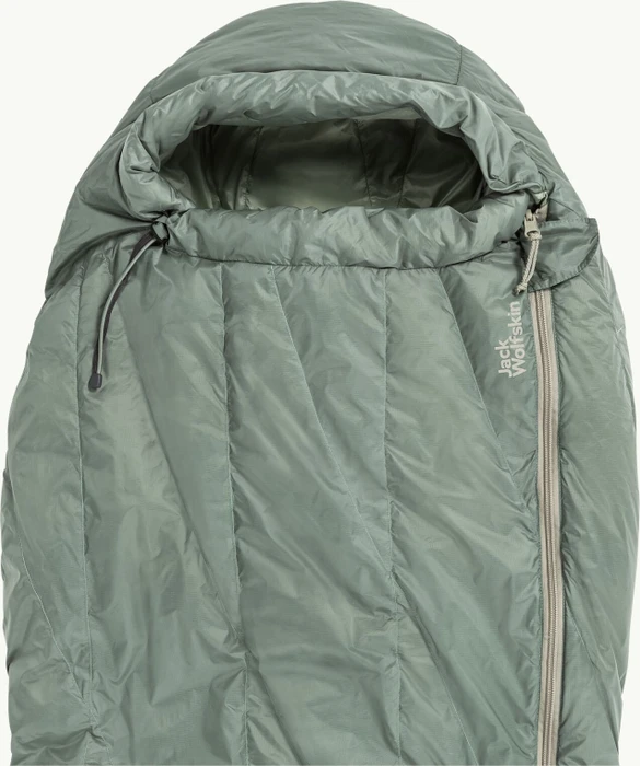 Jack Wolfskin Athmos Down +5 180cm Mumienschlafsack picnic green