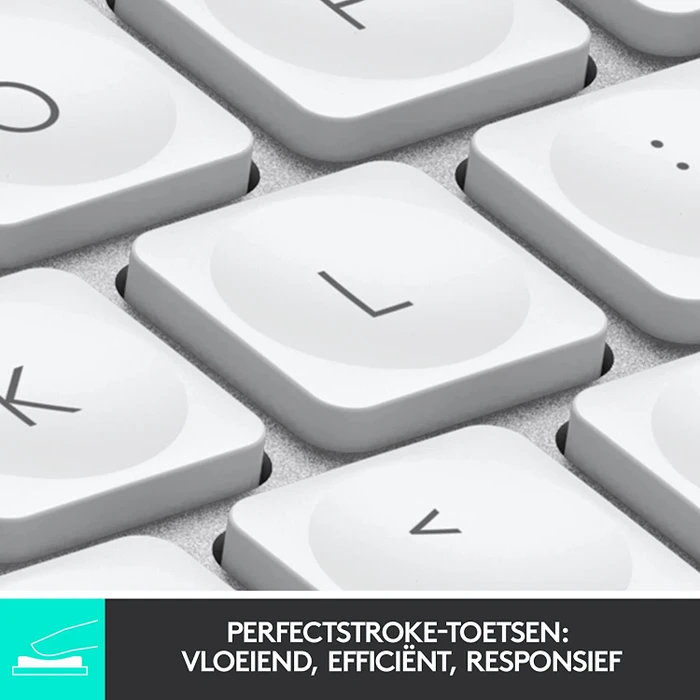Logitech MX Keys Mini for Mac, LEDs weiß, Logi Bolt, Pale Gray, weiß/grau, USB/Bluetooth, US
