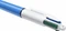 BIC 4 Colours Original 0.4mm Kugelschreiber blau/weiß, 12er-Pack Vorschaubild