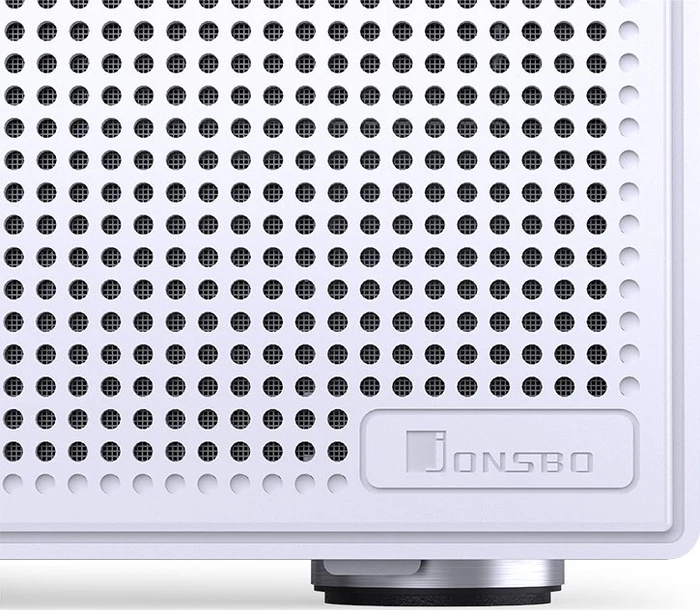 Jonsbo N4 White, weiß/braun
