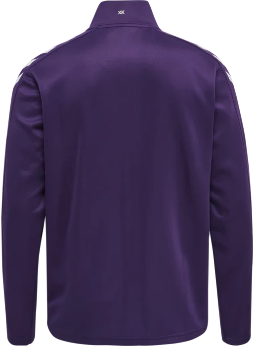 hummel Core XK Poly Zip Sweat Trainingsjacke acai/white