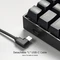 Redragon K630 Dragonborn, schwarz, LEDs RGB, hot-swap, Redragon BLUE, USB, US Vorschaubild