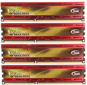 TeamGroup Vulcan rot UDIMM 16GB Kit, DDR3L-1600, CL9-9-9-24