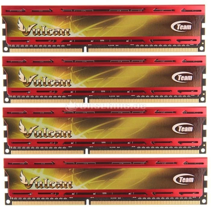 TeamGroup Vulcan rot UDIMM 16GB Kit, DDR3L-1600, CL9-9-9-24