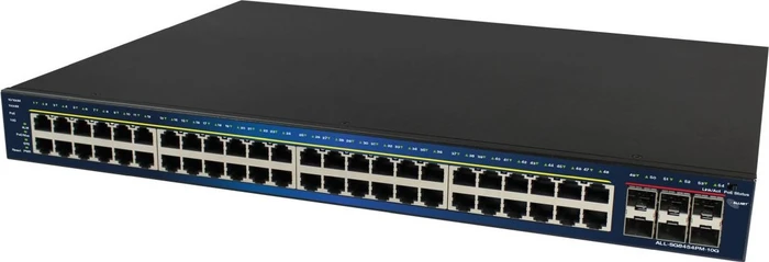 Allnet SG84 Rackmount Gigabit Smart Switch, 48x RJ-45, 6x SFP+, 800W PoE+