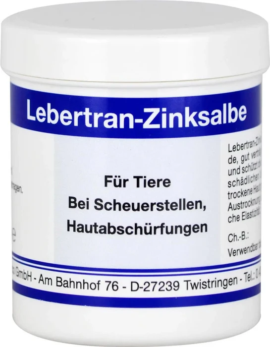 Pharmamedico Lebertran Zinksalbe für Tiere, 100g