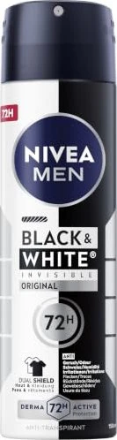 Nivea MEN Invisible For Black & White Power Deodorant Spray, 150ml