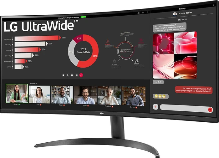 LG UltraWide 34WR50QC-B, 34"