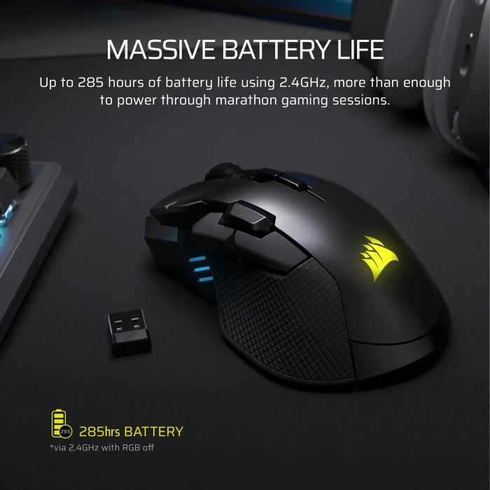 Corsair Ironclaw Wireless SE, USB/Bluetooth
