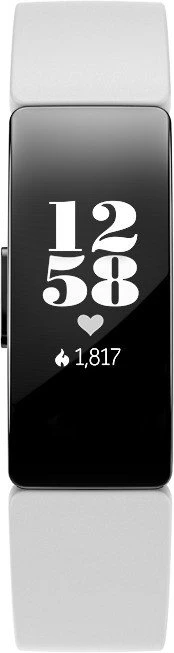 Fitbit Inspire HR Aktivitäts-Tracker weiß/schwarz