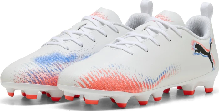 Puma Future 8 Play FG/AG puma white/puma black/glowing red (Junior)