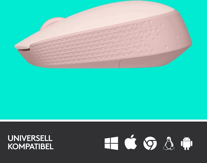 Logitech M171 Wireless Mouse rosa, USB