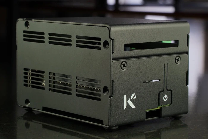 KKSB Gehäuse für Raspberry Pi 5, kompatibel mit Raspberry Pi DigiAMP+ HAT, schwarz
