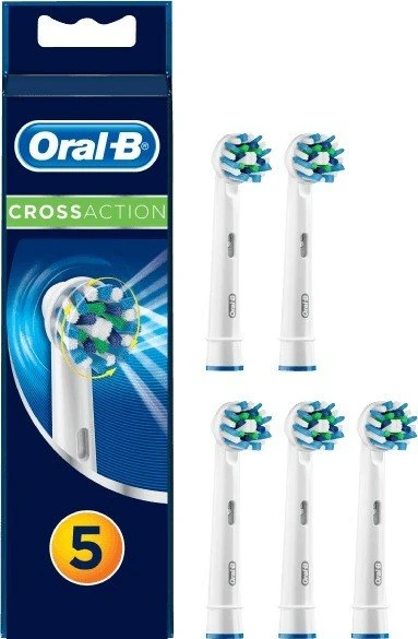 Oral-B CrossAction Ersatzbürste weiß, 5 Stück