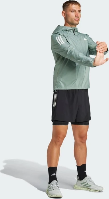 adidas Own The Run Laufjacke silver green (Herren)