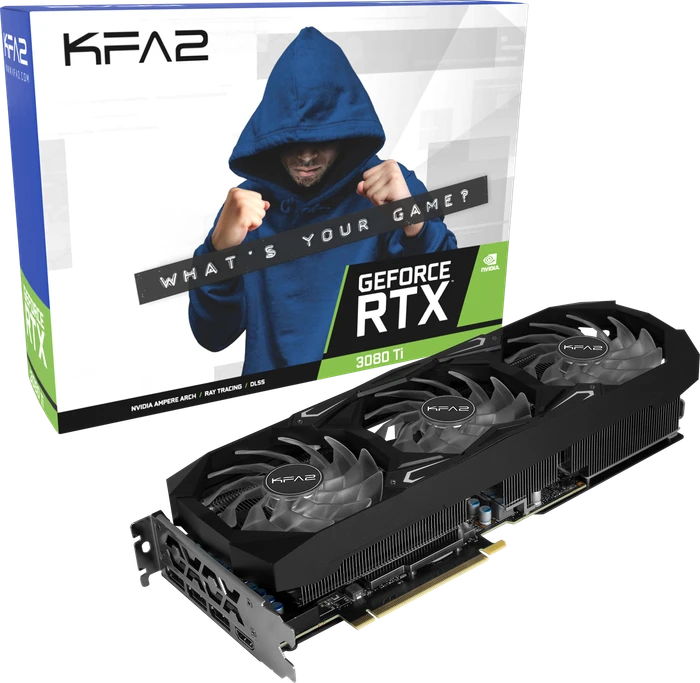 KFA2 GeForce RTX 3080 Ti SG (1-Click OC), 12GB GDDR6X, HDMI, 3x DP