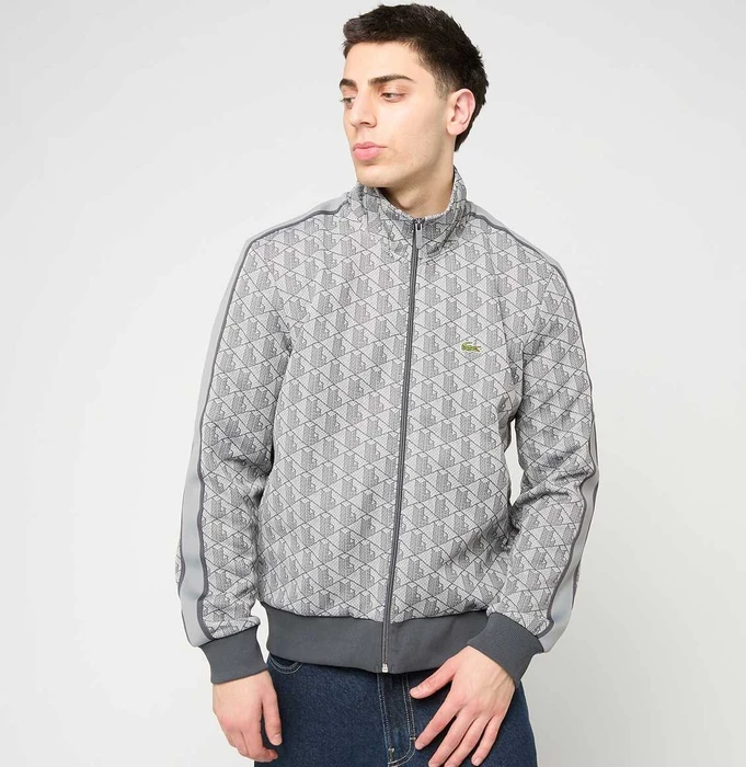 Lacoste Paris Jacquard Trainingsjacke noir/graphite (Herren)