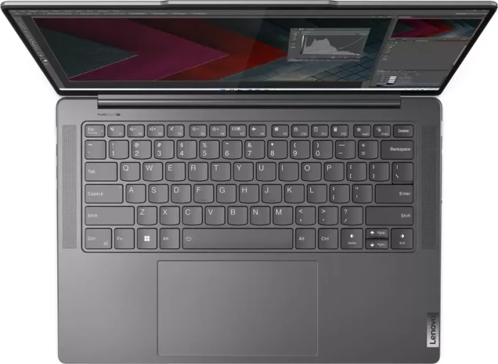 Lenovo Yoga Pro 7 14ARP8, Storm Grey, Ryzen 7 7735HS, 16GB RAM, 1TB SSD, GeForce RTX 3050, DE