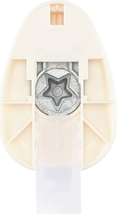 Vaessen Creative Hebel-Motivstanzer Small, Stern, gold/weiß, 15mm