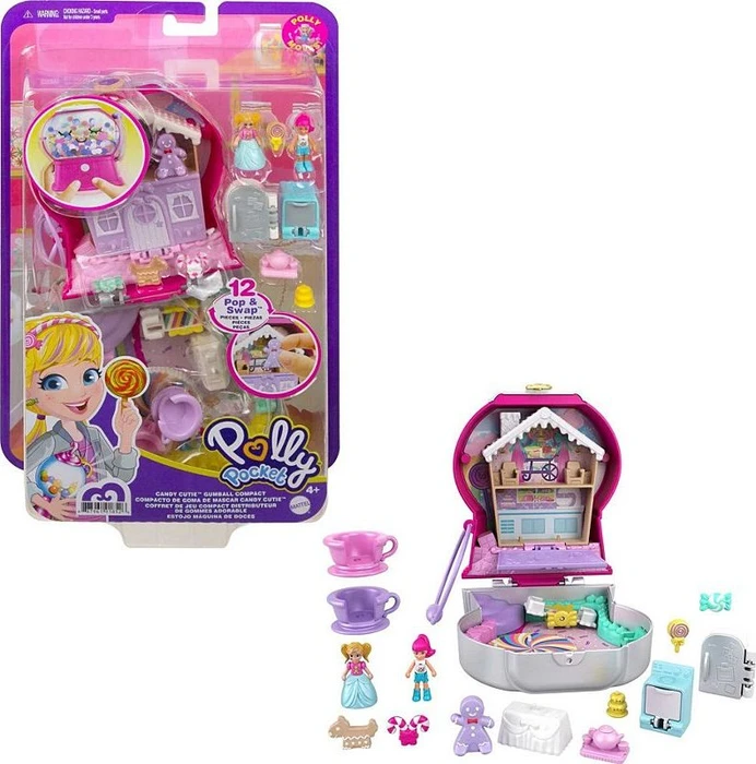 Mattel Polly Pocket - Kaugummiautomat Schatulle