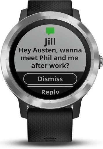 Garmin vivoactive 3 schwarz/edelstahl