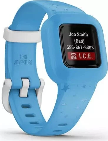 Garmin vivofit jr. 3 Aktivitäts-Tracker blue stars