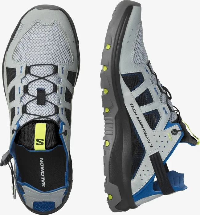 Salomon Techamphibian 5 pearl blue/lapis blue/safety yellow (Herren)