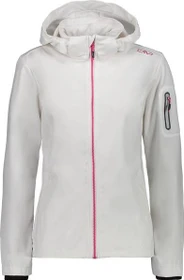 CMP Zip Hood Softshell Funktionsjacke weiß (Damen)