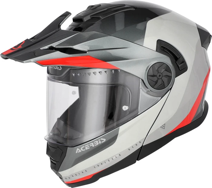 Acerbis Rider Graphic grau/rot