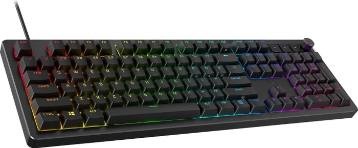 HP HyperX Alloy Rise, PBT, LEDs RGB, hot-swap, HyperX Linear, USB, US
