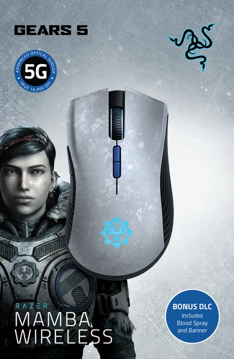 Razer Mamba Wireless Gears 5 Edition, USB