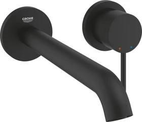 Grohe Essence 2-Loch-Waschtischbatterie L phantom black