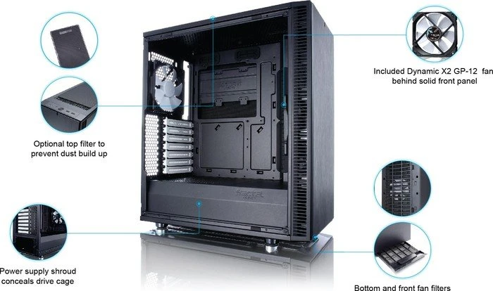 Fractal Design Define C, schallgedämmt