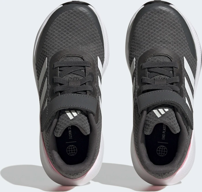 adidas Runfalcon 3.0 Elastic Lace Top Strap grey six/crystal white/beam pink (Junior)