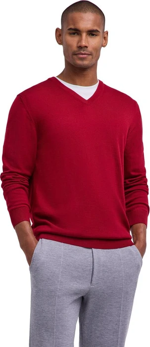 Falke Basic Apparel V-Ausschnitt Pullover red velvet (Herren)