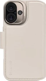 Decoded Leather Detachable Wallet Case für Apple iPhone 16 clay beige