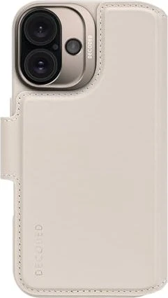Decoded Leather Detachable Wallet Case für Apple iPhone 16 clay beige
