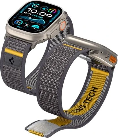 Spigen Athlex Air für Apple Watch (49mm) active gray