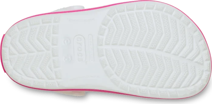 Crocs Crocband Clog white/pink crush (Junior)