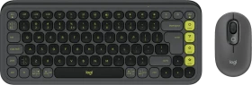Logitech POP Icon Combo, Graphite & Green, Logi Bolt, USB/Bluetooth, US