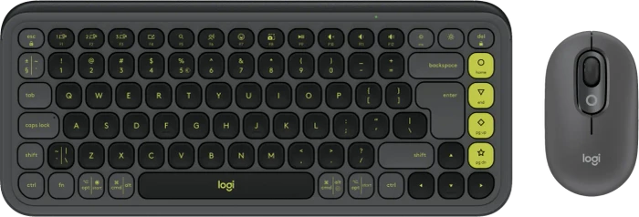 Logitech POP Icon Combo, Graphite & Green, Logi Bolt, USB/Bluetooth, US